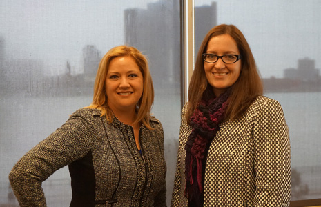 Photo of Kathleen Roberts, In-House Legal Counsel, and Vicky Seaton Tuquero, In-House Legal Counsel