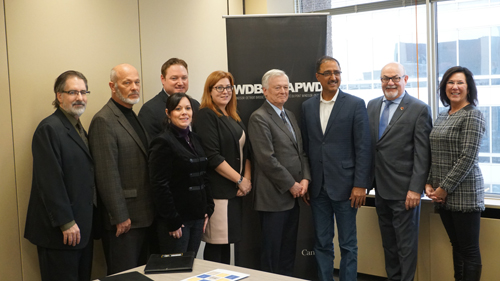 Group Photo at WDBA Offices with Staff and Minister Sohi